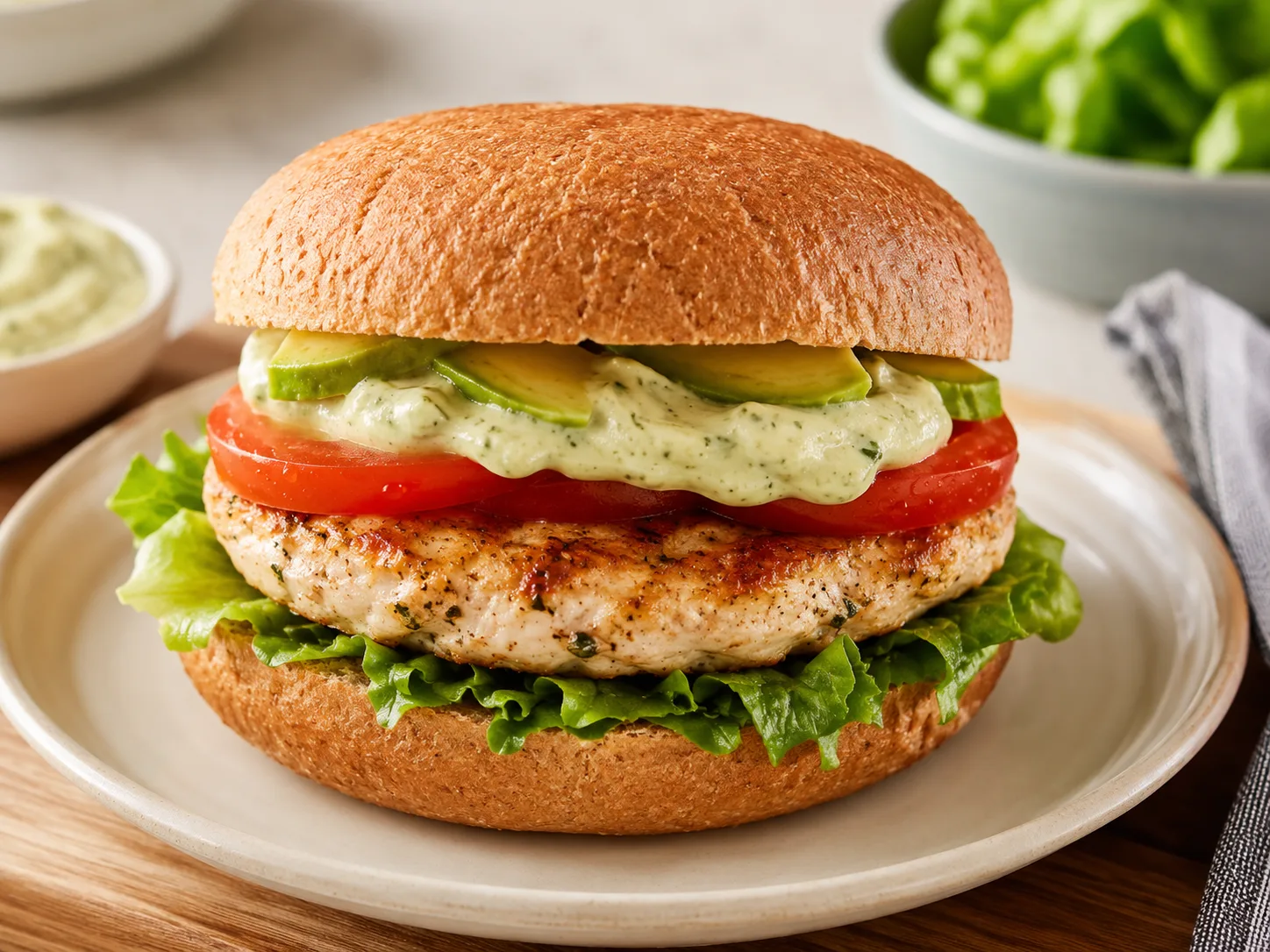 Healthy Chicken Burger