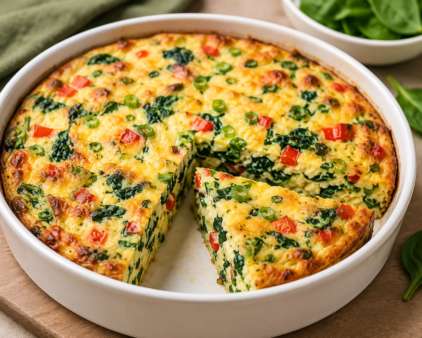 Spinach & Ricotta Quiche